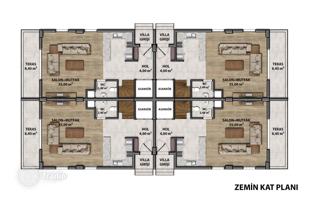 5-bedroom villa 180 m² in Döşemealtı for 21,101,000 TRY