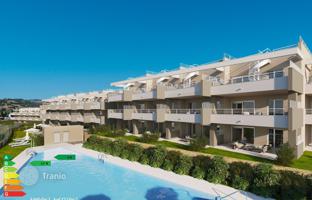 New gated residence with a swimming pool and a panoramic view of the golf course, Estepona, Spain for From 370,000 €