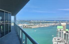 Stylish flat with bay views in a residence on the first line of the beach, Miami, Florida, USA for $1,599,000