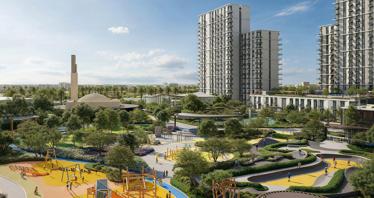 24 new flats in residential complex Hillsedge in Dubai