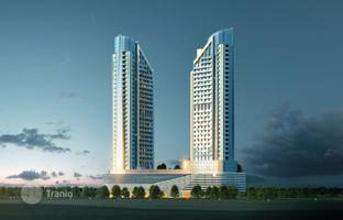 High-rise residence Cloud Tower with swimming pools and sports grounds in the city center, JVT, Dubai, UAE for From $254,000