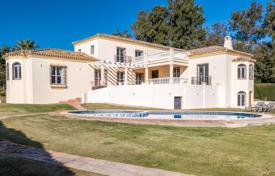 Elite villa with a terrace, mountains views, a pool and a spacious plot, near the golf course, Sotogrande, Andalusia, Spain for 2,200,000 €