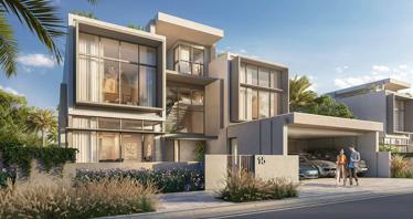 Luxury villas in Golf Place Terraces, a prestigious area of ​​Dubai Hills, UAE