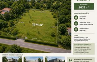 Land plot 2,674 m² in Baderna for 333,000 €