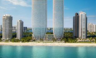 Oceanfront high-rise residential complex in Sunny Isles Beach, Florida, USA for From $9,449,000