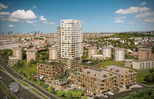 Apartments with a panoramic view in a new residence with a spa area and swimming pools, close to the sea, Istanbul, Turkey for From 79,804,000 TRY