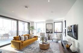 Luxury two-bedroom apartment in a new prestigious riverside residence with a park, in the new quarter of Nine Elms, London, UK for £1,345,000