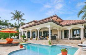 Comfortable villa with a backyard, a pool and a terrace, Fort Lauderdale, USA for $3,375,000