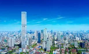 New high-rise complex of furnished apartments with swimming pools, a spa and panoramic views, Phnom Penh, Cambodia for From $308,000