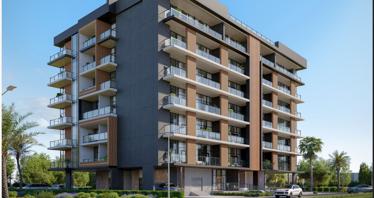 New project Lilian Residences with a swimming pool and gardens close to the international airport, Dubai South, Dubai, UAE