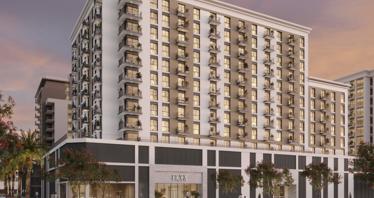 New project Fiori Residences with a swimming pool, kids' playgrounds and easy access to the main park, Town Square, Dubai, UAE