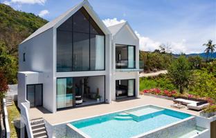 Magnificent villa with swimming pools and panoramic sea views, Koh Samui, Thailand for $696,000