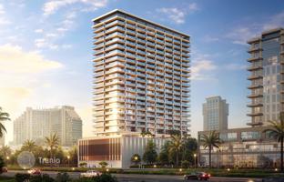 Apartments in the new Ivory residence with swimming pools and a mini golf course in the Al Jaddaf area, Dubai for From $399,000