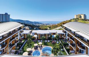 1-bedroom apartment in new building 86 m² in Kargicak for 12,216,000 TRY