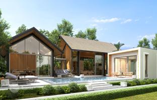 New complex of villas with swimming pools and gardens close to layan Beach, Phuket, Thailand for From $534,000