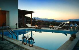 Sea view villa with a swimming pool in a guarded residential complex, Agios Nikolaos, Crete, Greece for 3,800 € per week