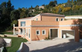 New built in villa with a swimming pool and a beautiful sea view in Mandelieu-la Napoule, Cote d`Azur, France for 1,490,000 €