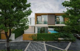 Two-level townhouse with a swimming pool and a parking in a new complex, Pattaya, Chonburi, Thailand for $148,000