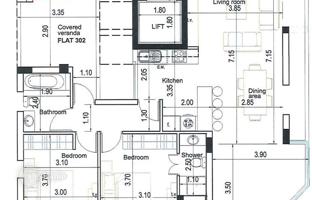 2-bedroom apartment in new building in Larnaca for 315,000 €