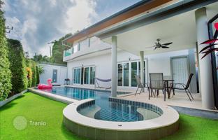 Villa with a swimming pool and picturesque views in front of an international school, Phuket, Thailand for $468,000