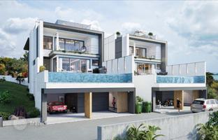 New villa with a swimming pool and terraces in front of Choeng Mon Beach, Samui, Thailand for $895,000