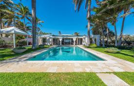 Comfortable villa with a pool, a garage, a terrace and an ocean view, Golden Beach, USA for $8,900,000