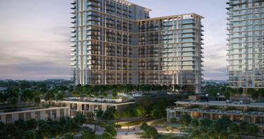 New project Palace Residences Hillside with swimming pools close to Downtown Dubai and international airports, Dubai Hills Estate, Dubai, UAE