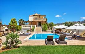 Luxury villa with a garden, a swimming pool and chill-out zones in a quiet area surrounded by mountains and olive groves, Sissi, Crete for 3,500 € per week