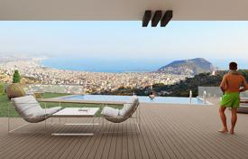 Stylish Detached Villa with City and Sea Views in Alanya for $1,706,000