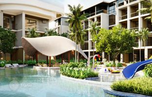 Large resort condominium for investment on the beachfront of Naithon Beach, Phuket, Thailand for From $205,000