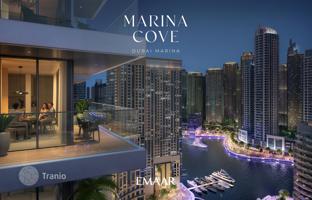 Apartment in the new Marina Cove residence with a swimming pool 2 minutes from the waret, Dubai Marina area, Dubai, UAE for $1,246,000