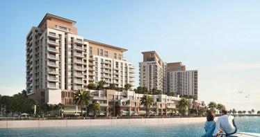 New beachfront residence with swimming pools in the center of Sharjah, UAE