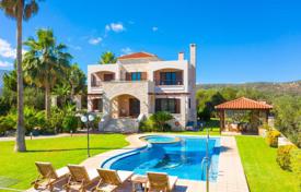 Beautiful villa with a pool, a garden and a sea view in Kolymbari, Crete, Greece for 840,000 €