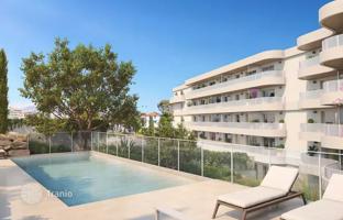 One-bedroom apartment in a new complex with a swimming pool and a garden, Saint-Laurent-du-Var, Côte d'Azur, France for 262,000 €