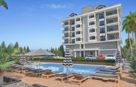 Luxury apartments in a new residence with a swimming pool, 200 meters from the sea, Alanya, Turkey for $183,000