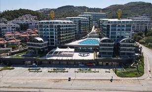 New residence with swimming pools and spa centers on the first sea line, Alanya, Turkey for From 11,939,000 TRY