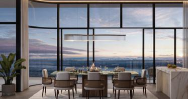 Penthouses with a panoramic view in a new residence with a swimming pool, an outdoor cinema and lounge areas, Ras Al Khaimah, UAE