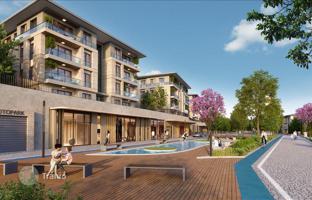 New residential complex with a swimming pool, gardens and parks, Istanbul, Turkey for From 12,886,000 TRY