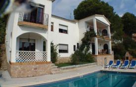 Villa with a panoramic view to the sea and a town, Tossa de Mar, Costa Brava, Spain for 3,300 € per week