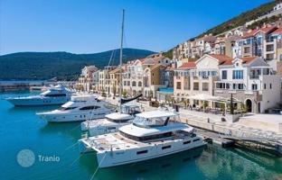 New residence with a panoramic sea view in a large luxury waterfront cluster with beaches and a 5-star hotel, Tivat, Montenegro for From 567,000 €