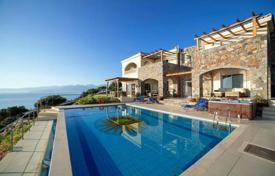 New villa with a swimming pool and a parking, Elounda, Greece for 6,500 € per week