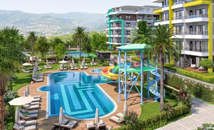 Residential complex with developed infrastructure for tourists, in a green and ecologically clean area of Oba, Alanya, Turkey for From 26,320,000 TRY