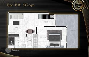 1-bedroom apartment 44 m² in Pattaya for $203,000