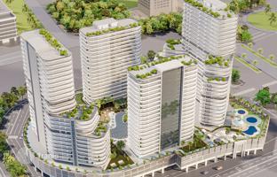 New flat for residence permit and investment in the complex The Central Downtown with first-class infrastructure, Arjan area, Dubai, UAE for $203,000