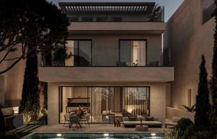 Complex of villas with swimming pools and roof-top gardens close to the beach, Larnaca, Cyprus for From 460,000 €