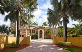 Two-story Mediterranean villa with a pool, a patio and a terrace, Pinecrest, USA for $2,500,000