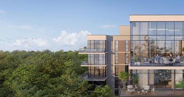 New large complex Ghaf Woods (Capria) with swimming pools, restaurants and a forest area, Ghaf Woods, Dubai, UAE