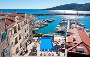 New residence with a sea view in a large luxury beachfront cluster, Tivat, Montenegro for From 738,000 €