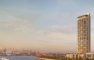New beachfront residence Anwa Aria with a swimming pool and a panoramic view close to Jumeirah Beach, Maritime City, Dubai, UAE for From $786,000