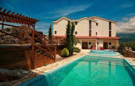 Townhouse with a terrace and a sea view in a closed club complex with a pool and a parking, Bigovo, Montenegro for 275,000 €